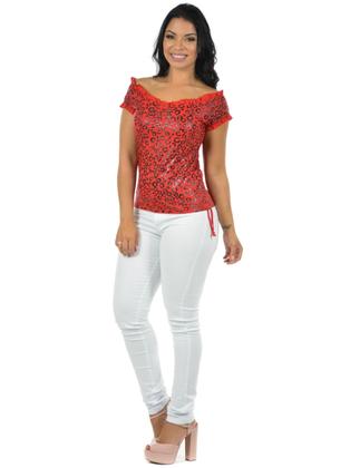 Imagem de Blusa ciganinha poli  viscose fenomenal(sem elasticidade)