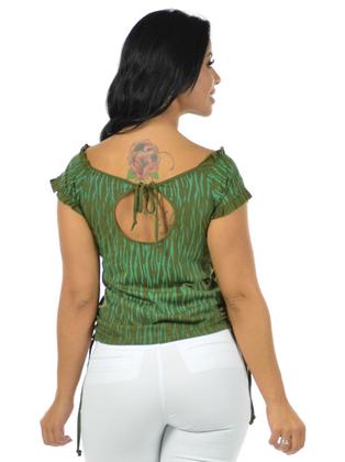 Imagem de Blusa ciganinha poli  viscose fenomenal(sem elasticidade)