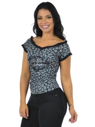 Imagem de Blusa ciganinha poli  viscose fenomenal(sem elasticidade)