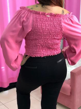 Imagem de Blusa ciganinha rosa