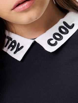 Imagem de Blusa Com Gola Preto Catavento