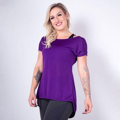 Imagem de Blusa Com Manguinhas Dry Fit Tecido Seca Rápido - Fitmoda