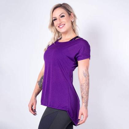 Imagem de Blusa Com Manguinhas Dry Fit Tecido Seca Rápido - Fitmoda