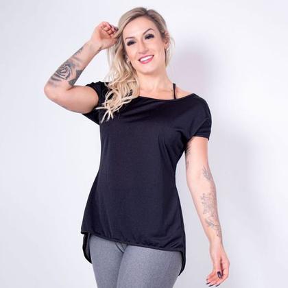 Imagem de Blusa Com Manguinhas Dry Fit Tecido Seca Rápido - Fitmoda