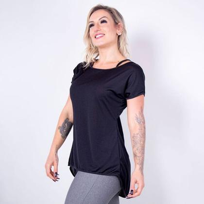 Imagem de Blusa Com Manguinhas Dry Fit Tecido Seca Rápido - Fitmoda