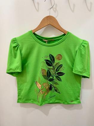 Imagem de Blusa Cropped Alongado com Manga Princesa - Yonders - Várias Cores