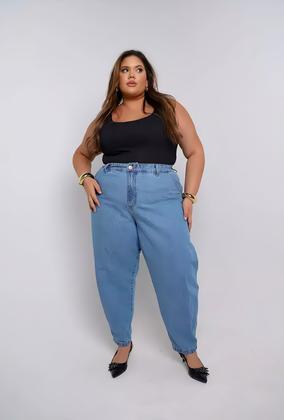 Imagem de Blusa Cropped Regata Canelada Feminina Verão Plus Size