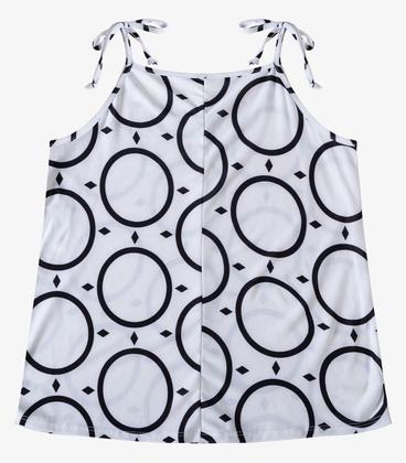 Imagem de Blusa De Alça De Laço Infinita Cor Branco