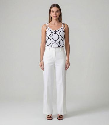Imagem de Blusa De Alça De Laço Infinita Cor Branco