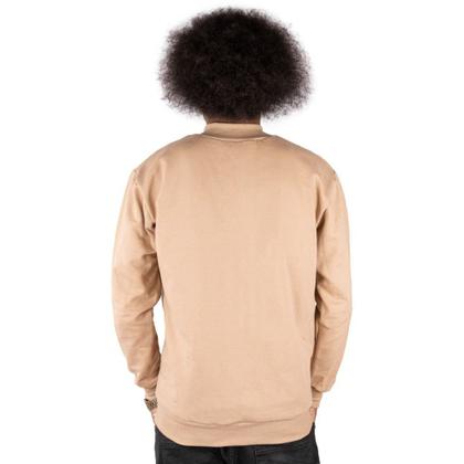 Imagem de Blusa De Frio Com Botão Moletom Sem Capuz Estampado