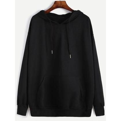 Imagem de Blusa De Frio Com Capuz Moletom Casaco Liso