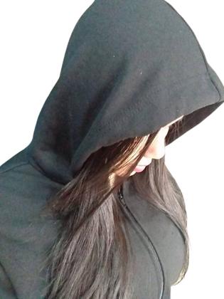 Imagem de Blusa de Frio em Moletom Masculino Feminino Canguru ADULTO com Ziper e Capuz Inverno 2022