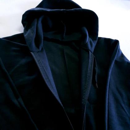 Imagem de Blusa de Frio em Moletom Masculino Feminino Canguru ADULTO com Ziper e Capuz Inverno 2022