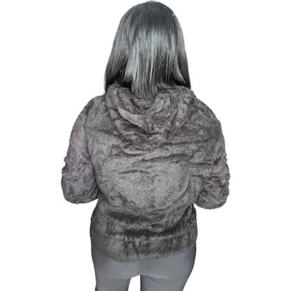 Imagem de Blusa De Frio Feminina Fechada Pelinho Casaco Felpudo Insta