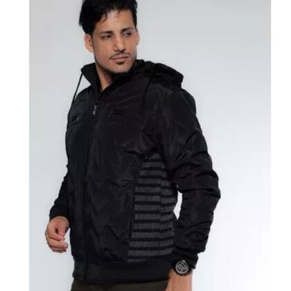Imagem de Blusa de frio masculina forradaem pelucia para frio