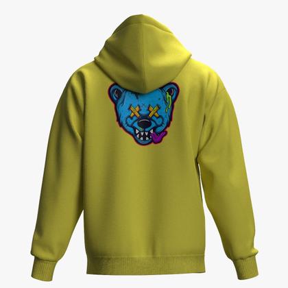 Imagem de Blusa de Frio Moletom Com Capuz, Bolso Canguru Algodão