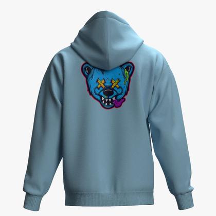 Imagem de Blusa de Frio Moletom Com Capuz, Bolso Canguru Algodão