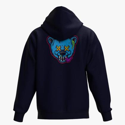 Imagem de Blusa de Frio Moletom Com Capuz, Bolso Canguru Algodão