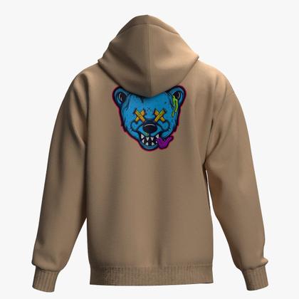 Imagem de Blusa de Frio Moletom Com Capuz, Bolso Canguru Algodão