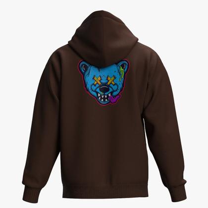 Imagem de Blusa de Frio Moletom Com Capuz, Bolso Canguru Algodão