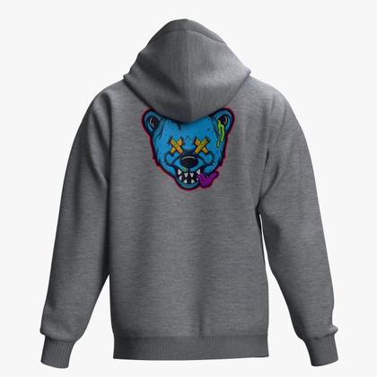 Imagem de Blusa de Frio Moletom Com Capuz, Bolso Canguru Algodão