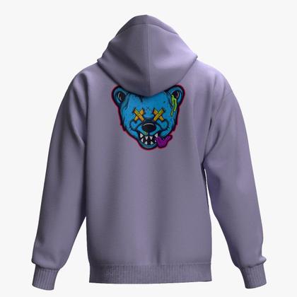 Imagem de Blusa de Frio Moletom Com Capuz, Bolso Canguru Algodão