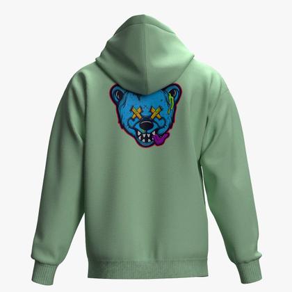 Imagem de Blusa de Frio Moletom Com Capuz, Bolso Canguru Algodão