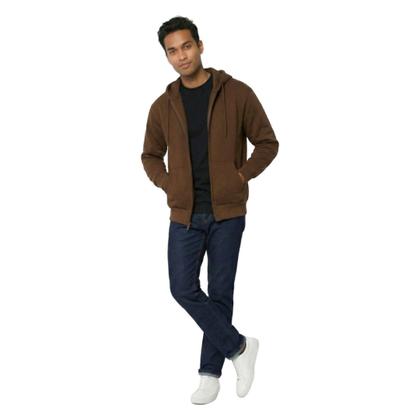 Imagem de Blusa De Frio Moletom Com Zíper E Capuz