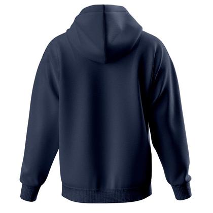 Imagem de Blusa de Frio Moletom Fechado Com Capuz Bolso Canguru Relaxado