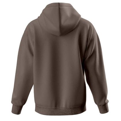 Imagem de Blusa de Frio Moletom Fechado Com Capuz Bolso Canguru Relaxado