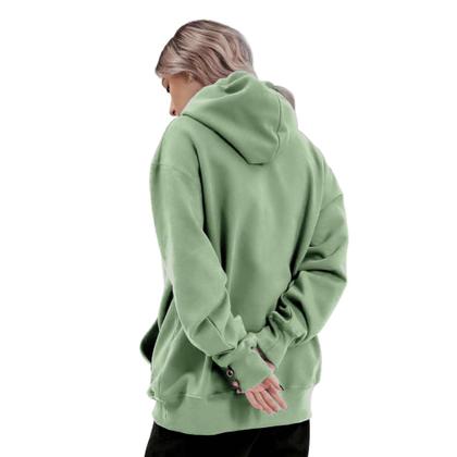 Imagem de Blusa De Frio Moletom Feminino Com Capuz Modelo Canguru