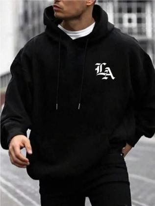 Imagem de Blusa De Frio Moletom los angeles Masculino Califórnia Streetwear Casaco