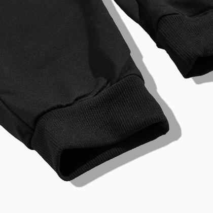 Imagem de Blusa de Frio Raglan Masculina com Capuz e Zíper