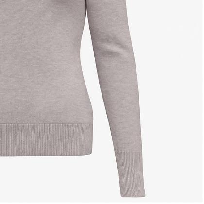 Imagem de Blusa de Frio Suéter De Inverno Feminino Gola V Facinelli