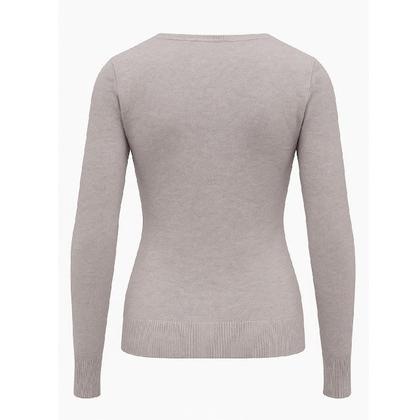 Imagem de Blusa de Frio Suéter De Inverno Feminino Gola V Facinelli