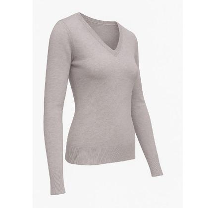 Imagem de Blusa de Frio Suéter De Inverno Feminino Gola V Facinelli