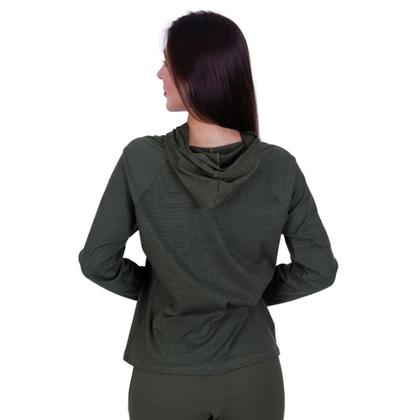 Imagem de Blusa de Inverno Manga Longa Casaco Canelado Feminino Comfy com Capuz -c6 CASACO ESTHER