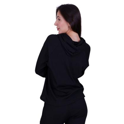 Imagem de Blusa de Inverno Manga Longa Casaco Canelado Feminino Comfy com Capuz -c6 CASACO ESTHER