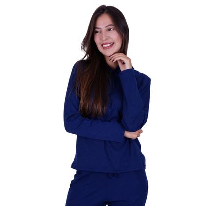 Imagem de Blusa de Inverno Manga Longa Casaco Canelado Feminino Comfy com Capuz -c6 CASACO ESTHER