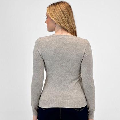 Imagem de Blusa de Lã Facinelli Básica Gola Redonda Feminina