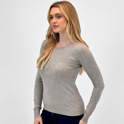 Imagem de Blusa de Lã Facinelli Básica Gola Redonda Feminina