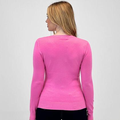 Imagem de Blusa de Lã Facinelli Básica Gola Redonda Feminina