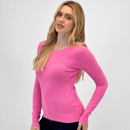 Imagem de Blusa de Lã Facinelli Básica Gola Redonda Feminina