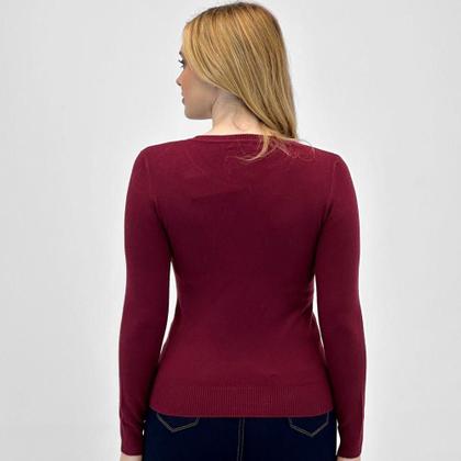 Imagem de Blusa de Lã Facinelli Básica Gola Redonda Feminina