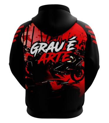 Imagem de Blusa de Moletom Frio Grau Corte 244 Moto Quebrada Favela