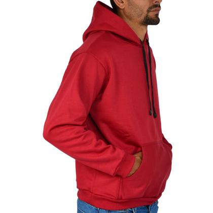 Imagem de Blusa De Moletom Lisa Hfast Shoes Com Bolsos e Capuz Ajustável