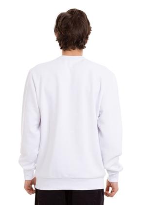 Imagem de Blusa de Moletom Liso Branco Básico Careca