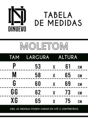 Imagem de Blusa de Moletom Liso Branco Básico Careca