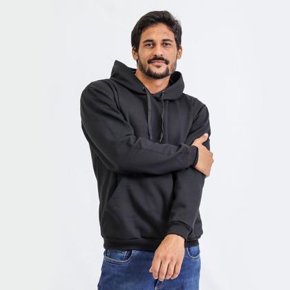 Imagem de Blusa De Moletom Masculino Canguru Com Capuz E Bolso