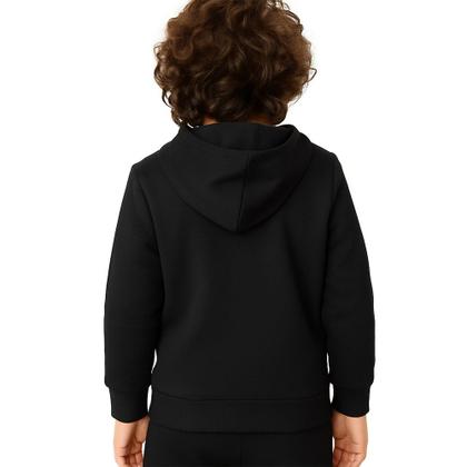 Imagem de Blusa de Moletom Masculino Casaco Infantil Menino de Ziper Jaqueta com Capuz Blusa de Frio Inverno